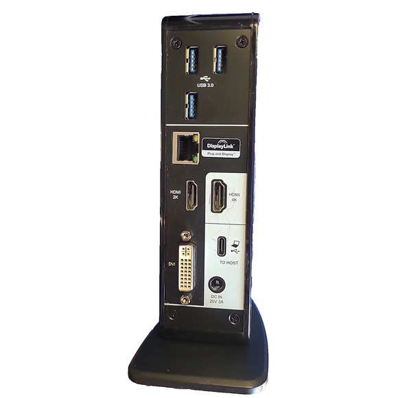 Genuine Plugable UD-ULTC4 USB-C 4K Triple Display Docking Station No Power Chord - Picture 3 of 3